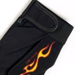 Hot Leathers GVM2004 Yellow and Red Flame Mechanics Gloves - Image 4