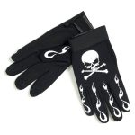 Hot Leathers GVM2006 Skull and Crossbones Mechanics Gloves - Image 3