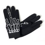Hot Leathers GVM2011 Skeleton Finger Mechanics Gloves - Image 3