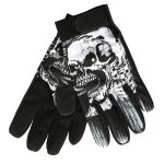 Hot Leathers GVM3004 Men’s Black ‘Assassin’ Textile Mechanic Gloves