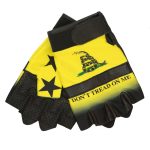 Hot Leathers GVM3011 Leather Don’t Tread on Me Fingerless Gloves - Image 4