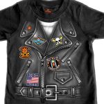 Hot Leathers GYS1034 Boys Leather Jacket Toddler T-Shirt - Image 2