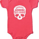 Hot Leathers GYS1037 Biker Grandpa Pink Baby Bodysuits - Image 2