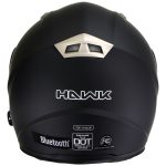 Milwaukee Helmets H500 Flat Black Chit-Chat Black Full Face Motorcycle Helmet with Wireless Communication - Image 4