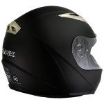 Milwaukee Helmets H500 Flat Black Chit-Chat Black Full Face Motorcycle Helmet with Wireless Communication - Image 3