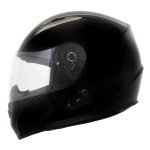 Milwaukee Helmets H510 Gloss Black Chit-Chat Full Face Wireless Motorcycle Helmet-Stream Music-Phone Calls - Image 14