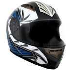 Milwaukee Helmets H512 Titanium and Blue Chit-Chat Full Face Wireless Motorcycle Helmet-Stream Music-Phone Calls - Image 12