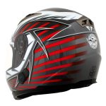 Milwaukee Helmets H520 Titanium and Red Chit-Chat Full Face Wireless Motorcycle Helmet-Stream Music-Phone Calls - Image 11