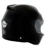 Milwaukee Helmets H7000 Glossy Black Mayday Modular Full Face Wireless Motorcycle Helmet-Stream Music-Phone Calls - Image 13
