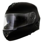 Milwaukee Helmets H7005 Flat Black Mayday Modular Full Face Wireless Motorcycle Helmet-Stream Music-Phone Calls - Image 12