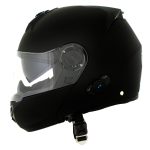 Milwaukee Helmets H7005 Flat Black Mayday Modular Full Face Wireless Motorcycle Helmet-Stream Music-Phone Calls - Image 13