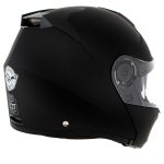 Milwaukee Helmets H7005 Flat Black Mayday Modular Full Face Wireless Motorcycle Helmet-Stream Music-Phone Calls - Image 11