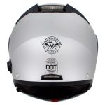 Milwaukee Helmets H7010 Flat Gray Mayday Modular Full Face Wireless Motorcycle Helmet-Stream Music-Phone Calls - Image 6