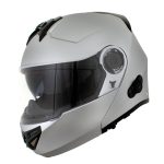 Milwaukee Helmets H7010 Flat Gray Mayday Modular Full Face Wireless Motorcycle Helmet-Stream Music-Phone Calls - Image 12
