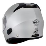 Milwaukee Helmets H7010 Flat Gray Mayday Modular Full Face Wireless Motorcycle Helmet-Stream Music-Phone Calls - Image 9