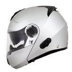 Milwaukee Helmets H7010 Flat Gray Mayday Modular Full Face Wireless Motorcycle Helmet-Stream Music-Phone Calls - Image 11