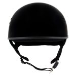 Hot Leathers HLD1025 Vet Biker Warrior Flat Black Motorcycle DOT Skull Cap Half Helmet Biker - Image 6