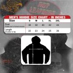 Hot Leathers GMS4023 Men’s Shredder Skull Black Hoodie Sweatshirt - Image 3