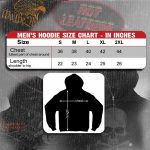Hot Leathers GMS4022 Men’s ‘Celtic Cross Pocket’ Black Hoodie - Image 4