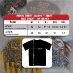 Hot Leathers GMS155 Black Never Surrender Trump T-Shirt - Image 2