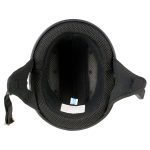 Hot Leathers HLD1005 Lady Lotus Gloss Black Motorcycle DOT Approved Skull Cap Half Helmet Biker - Image 8