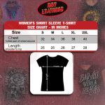 Hot Leathers GLR1527 Ladies Skull Bouquet Full Cut Carolina Blue T-Shirt - Image 3