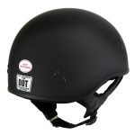 Hot Leathers Flat Matte Black Motorcycle Skull Cap Half Helmet DOT Approved HLD1001 - Image 8