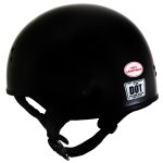 Hot Leathers HLD1002 Gloss Black Motorcycle DOT Approved Skull Cap Half Half Helmet Biker - Image 8