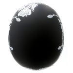 Hot Leathers HLD1021 Lady Rider Flat Black Motorcycle DOT Approved Skull Cap Half Biker Helmet - Image 9