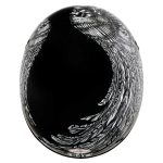 Hot Leathers HLD1032 Black Indian Skull Motorcycle DOT Approved Skull Cap Half Helmet Biker - Image 2