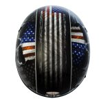 Hot Leathers HLD1042 Gloss Black Warrior Bullet Advanced DOT Approved Skull Half Helmet Biker - Image 5