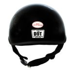 Hot Leathers HLD1045 Gloss Black Cross De Lis Advanced DOT Approved Skull Half Helmet Biker - Image 7