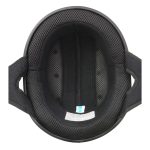 Hot Leathers HLD1050 Glossy Silver Motorcycle DOT Approved Skull Cap Half Helmet Biker - Image 5