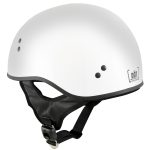 Hot Leathers HLT68 The O.G. Glossy White Motorcycle Skull Cap Half DOT Approved Helmet - Image 5