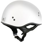 Hot Leathers HLT68 The O.G. Glossy White Motorcycle Skull Cap Half DOT Approved Helmet - Image 6