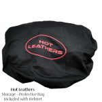 Hot Leathers HLD1044 Gloss Black Warrior Bullet Advanced DOT Skull Half Helmet Biker - Image 11