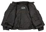 NexGen HW212102 Men’s Black Nylon-Textile Vented Moto Jacket with Reflective Piping - Image 3