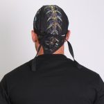 Hot Leathers HWH1019 Skull Cavern Headwrap - Image 6