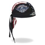 Hot Leathers HWH1046  American Ride Eagle Headwrap - Image 3