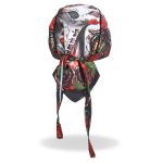 Hot Leathers HWH1084 Sugar Woman Headwrap - Image 3