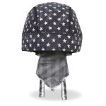 Hot Leathers HWH1092 Gray Flag Headwrap - Image 2