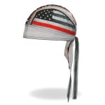 Hot Leathers HWH1097 Thin Line Stars and Stripes Flag Headwrap - Image 4