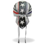 Hot Leathers HWH1097 Thin Line Stars and Stripes Flag Headwrap - Image 5