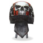Hot Leathers HWH1098 Jumbo Skull Headwrap - Image 2