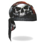 Hot Leathers HWH1098 Jumbo Skull Headwrap - Image 4