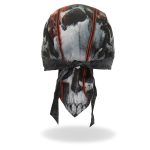 Hot Leathers HWH1098 Jumbo Skull Headwrap - Image 5