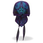 Hot Leathers HWH1105 Cross De Lis Headwrap - Image 5