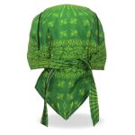 Hot Leathers HWH1116 Green Paisley Headwrap - Image 5