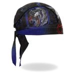 Hot Leathers HWH1117 Thin Line Eagle Headwrap - Image 4
