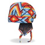 Hot Leathers Native American Pattern Lightweight Headwrap HWH1124